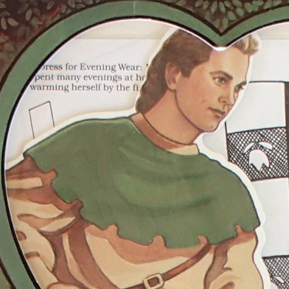 Robin Hood Maid Marian 12" Paper Doll Book Peck Aubry Collection 1994 USA Uncut - Picture 4 of 13